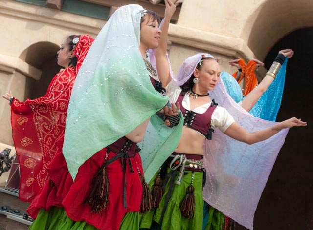 Ghazaal Beledi dancer at the 2012 Arizona Renaissance Festival